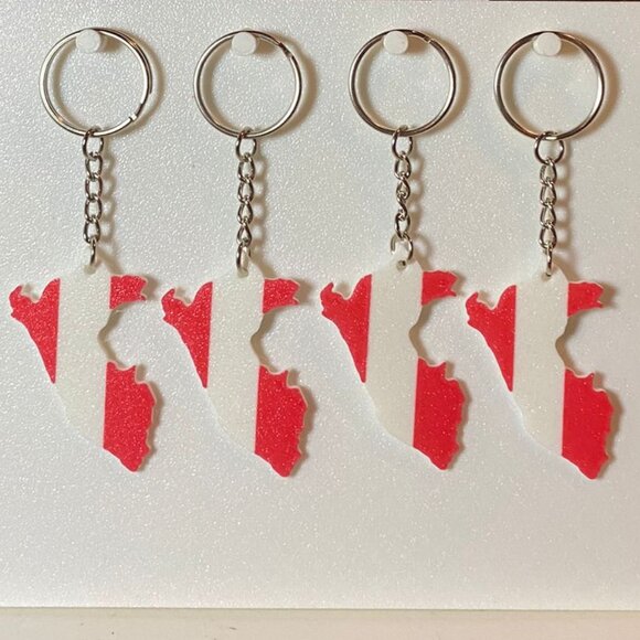 Unique Peru Shape Keychain – Ideal for Celebrations! - Picture 1 of 2